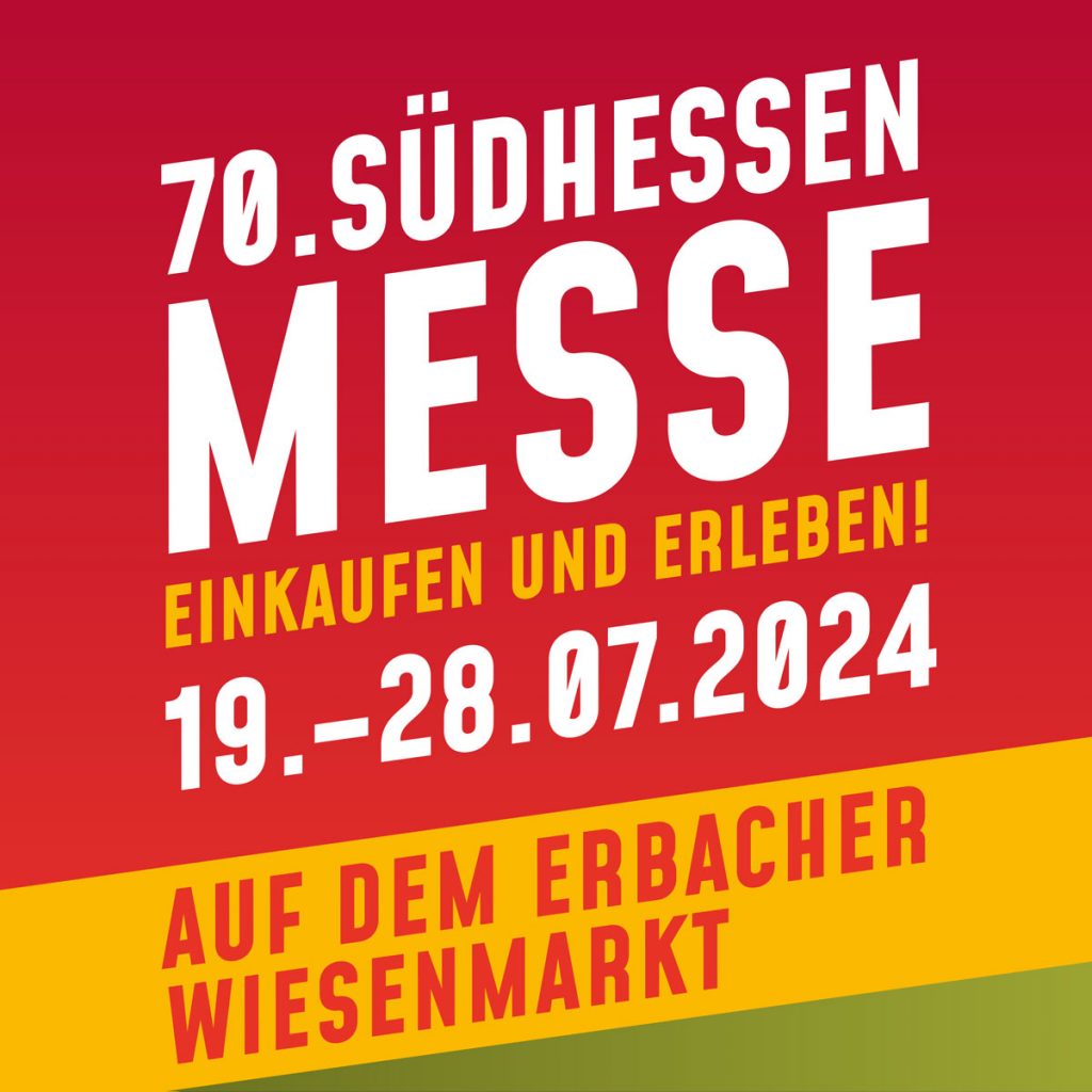 SüdhessenMESSE Erbach 19. – 28.07.2024