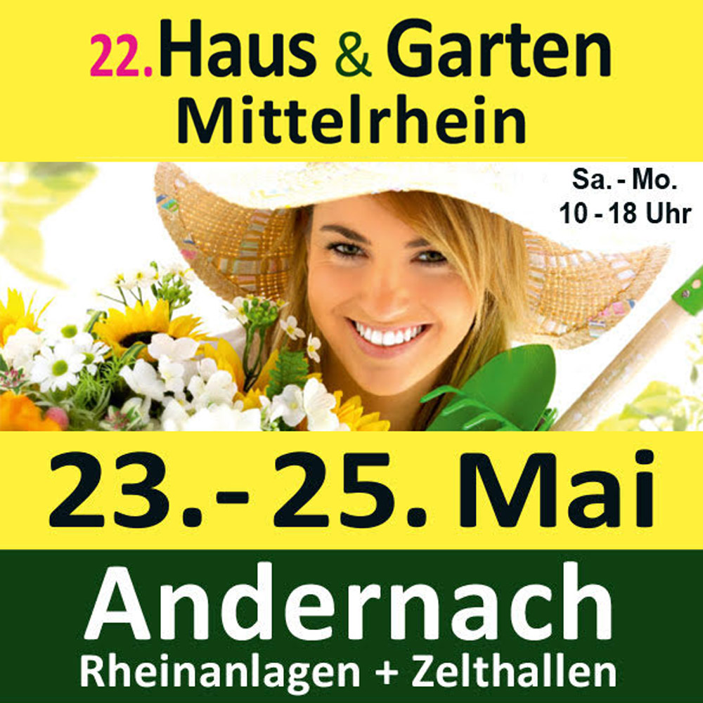 Haus & Garten Mittelrhein 23. –25. 05. 2026