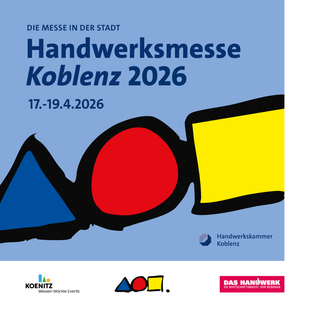 Handwerksmesse Koblenz 2.0 – 16.-19. 04. 2026
